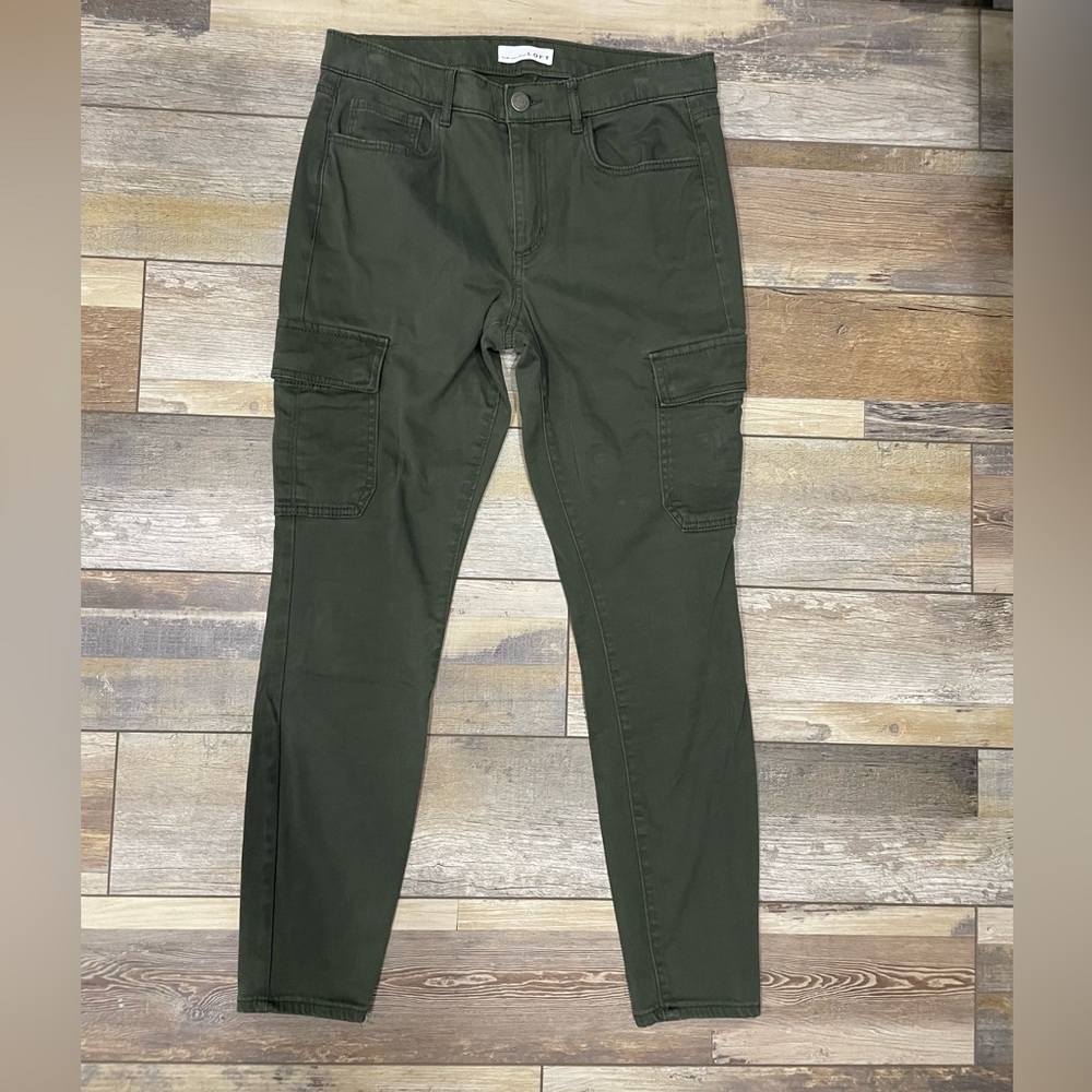 Loft Olive Green Cargo Pants